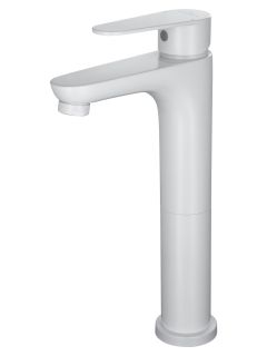 Смеситель для раковины Wonzon & Woghand Alfa WW-A40232-MW белый матовый