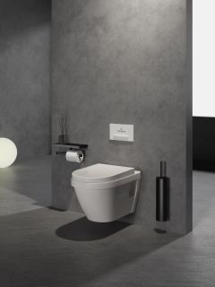 Туалетный ёршик в комплекте Wonzon & Woghand WW-V4601-MB чёрный матовый