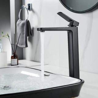 Смеситель для раковины Shevanik S9911H чёрный