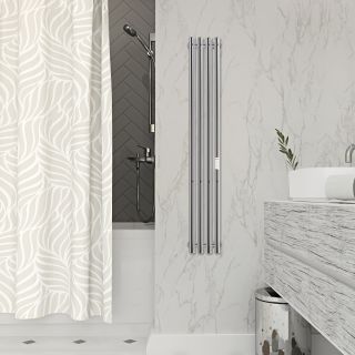 Полотенцесушитель электрический Indigo Style LSE120-18Rt 120x18 см хром