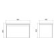 Тумба под раковину подвесная Velvex Klaufs tp.KLA.COM.80.1Y, 80 см