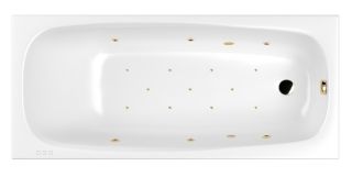 Гидромассажная ванна Whitecross Layla 0102.170075.100.RELAX.GL 170x75см Relax золото