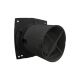 Вентилятор BETTOSERB 110150BM с обратным клапаном (черный пластик матовый)